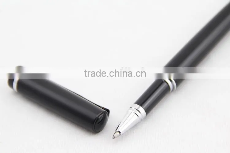 2014 new design black metal gift pen set
