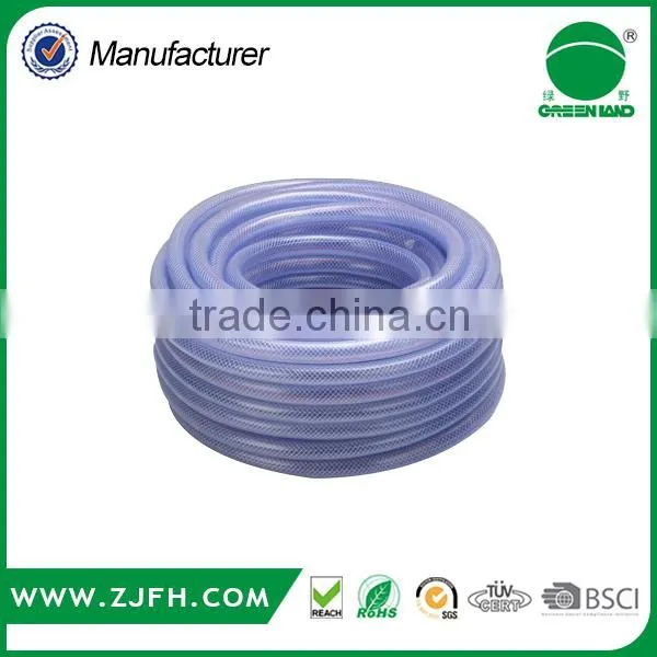 China Supplier 1/2" 3/4" 1" Flexible PVC braided hose for construction