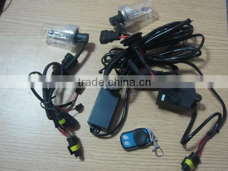 Factory direct sell HID xenon lamp 12V DC blue yellow pink with two color for your choice 9005 color eye