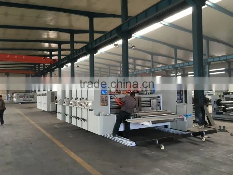 Doctor Blade Carton Box Printer & Slotter & Rotary Die Cutter