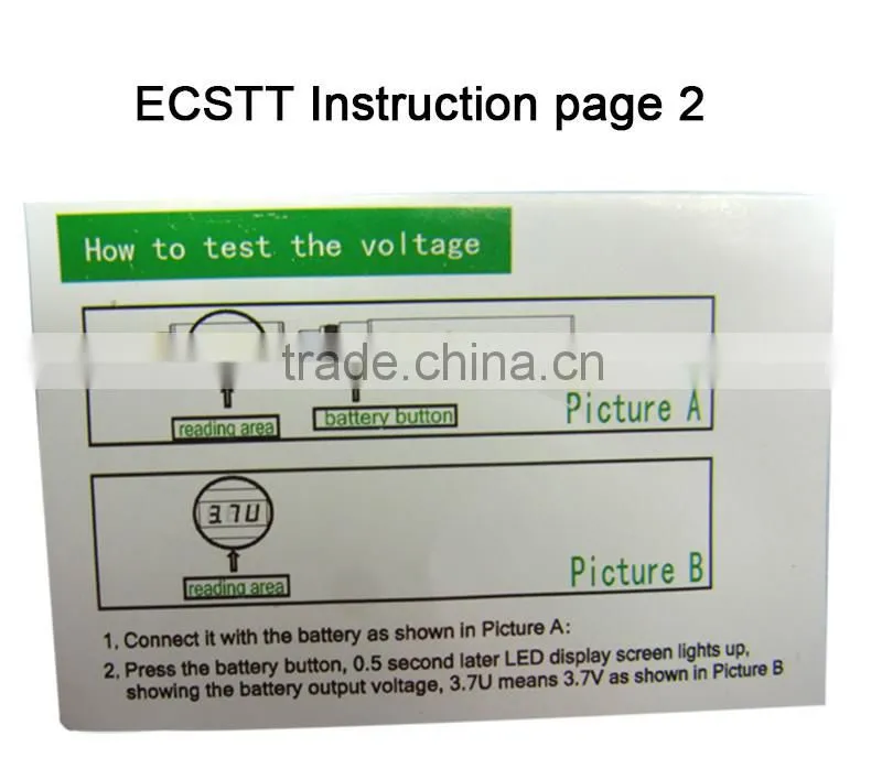 Original E-Cig Standard Testing Tool atomizer ohm meter volt/ohm meter