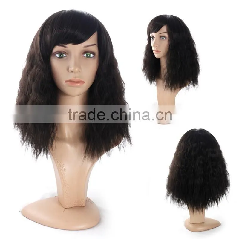 Long Wavy Hair Wigs Cheap Synthetic ombre two tone Cospaly Party Wigs