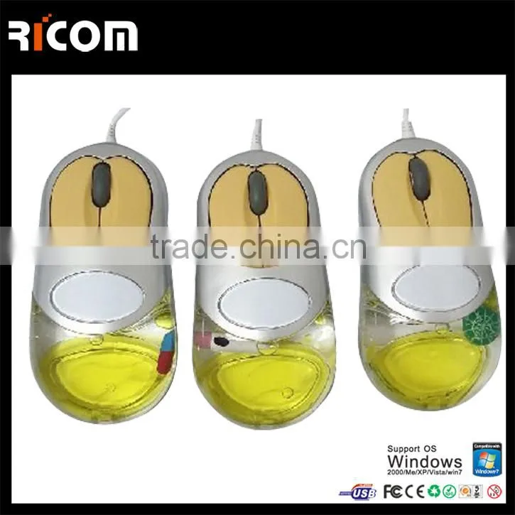New 2.4Ghz filled liquid Wireless Liquid Mouse