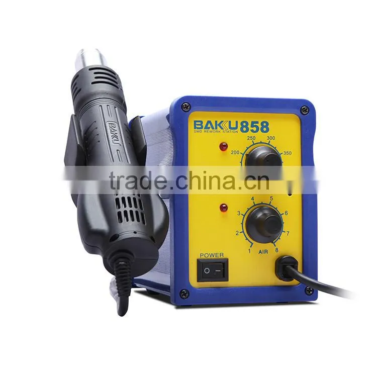 Hot sale low price BAKU SMD hot air rework staion( BK-858 solder station)
