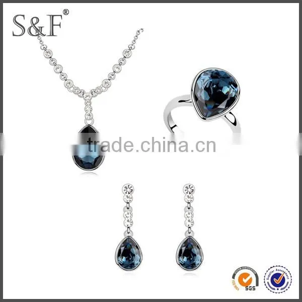 NEW Fashion African Beads jewelry box velvet necklace set