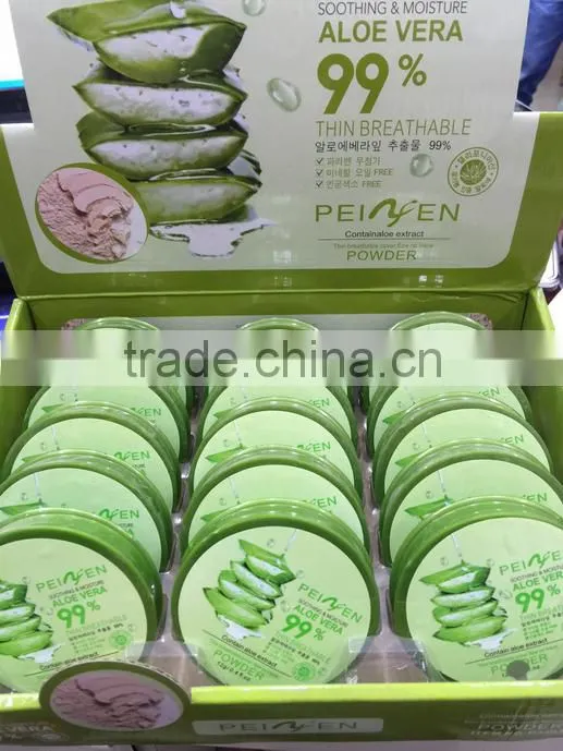 High Quality Korea Aloe Mineral Waterproof Face Makeup Powder,Concealer Pressed Powder Foundation