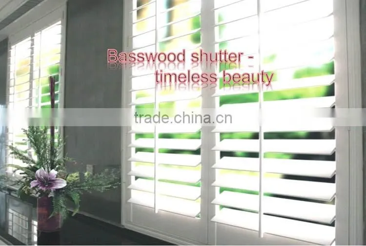 Primer wooden window louver shutter blade