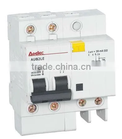 AUB2LE Modular Electronic RCD/MCB Combined Device