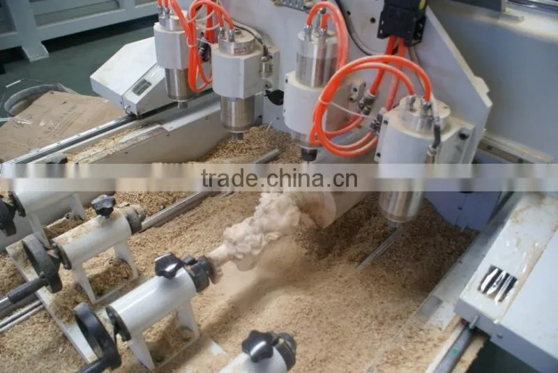 Jinan 3D Scanner 4Axis 3D CNC Milling Machine CNC Router Engraver Machine with Multi-rotary