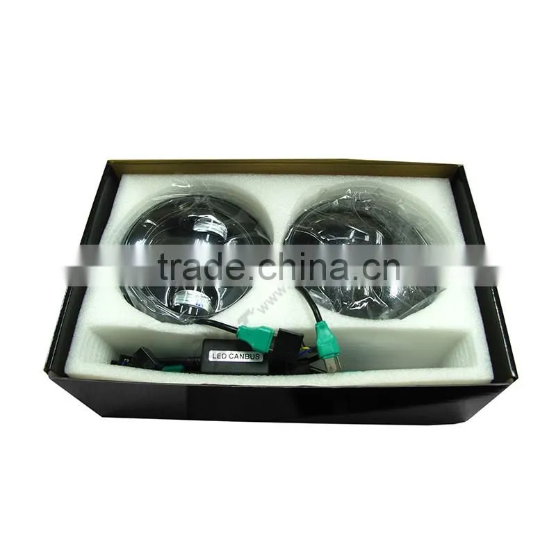High quality 7'' jeep wrangler lamp led 7" car without angel eyes ring