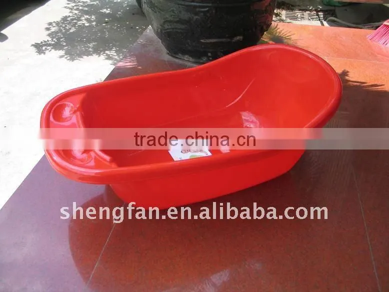 plastic lovely baby bathtub