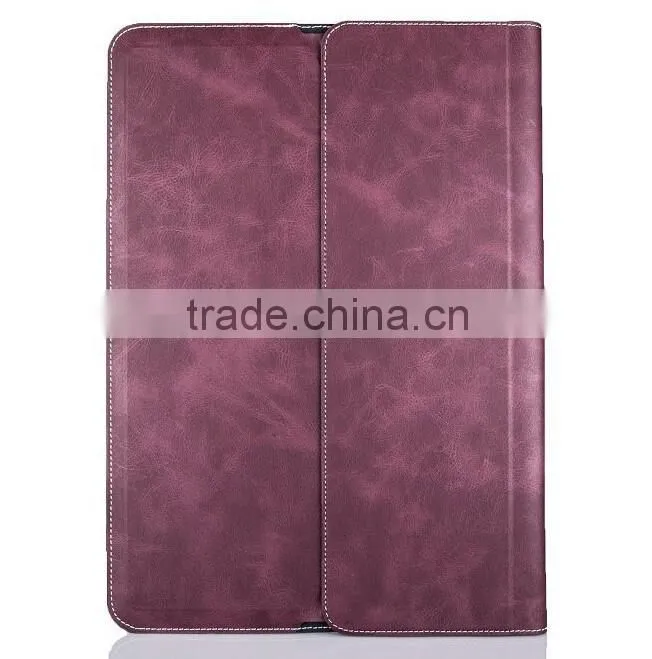 Flexible synthetic PU leather case for ipad, synthetic leather case
