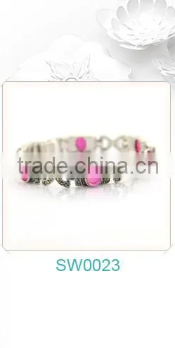 Austrian Crystal Skull Bracelet, Skull Bracelet Jewelry Wholesale, 925 Silver Bracelet Skull