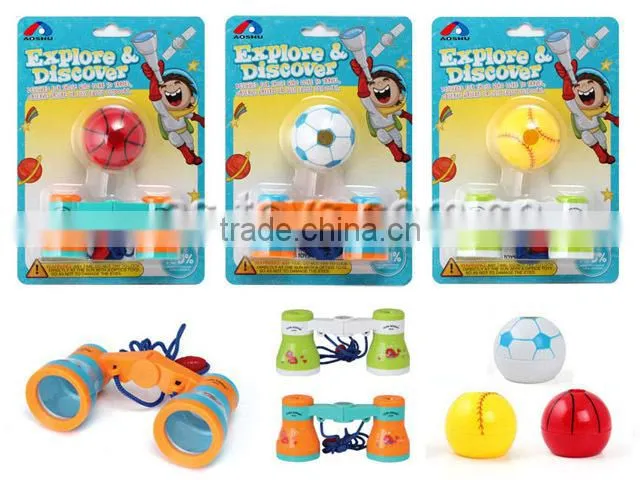 3*25 plastic mini baby telescope with kaleidoscope