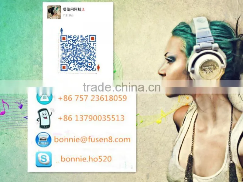 metal earphone/zipper earphone