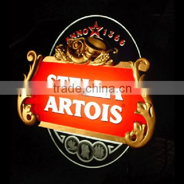 Wall mount acrylic led light sign ,hot sale led light box advertise for display