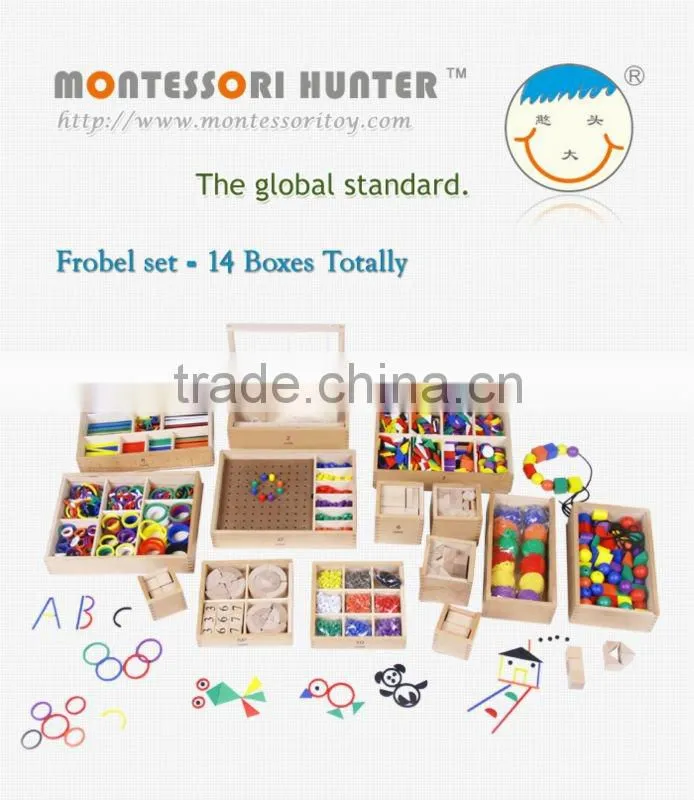GABE 3 First Block Series, Preschool Educational Frobel Toys