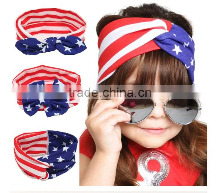 Foreign trade 2016 Tiara children hair rabbit ears with soft dot silk printing baby female baby with milk