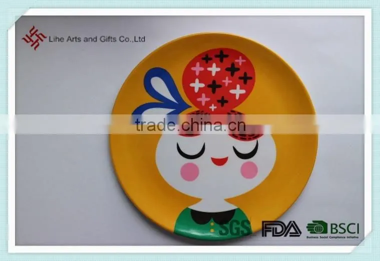 China manufacturer modern kitchenware melamine plate