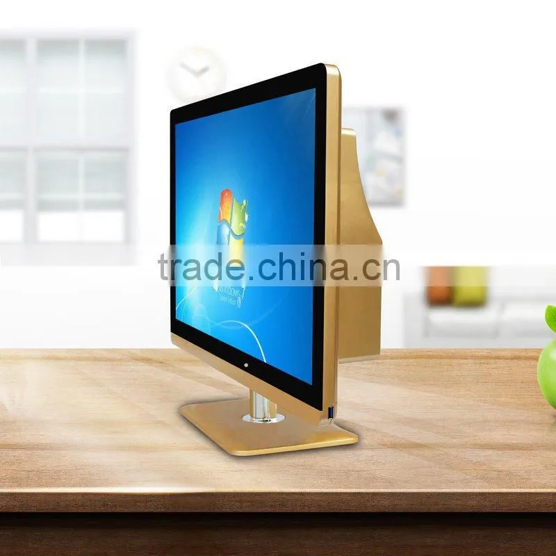 factory cheapest provide 27inch led pannel all in one pc with intel i3 i5 CPU