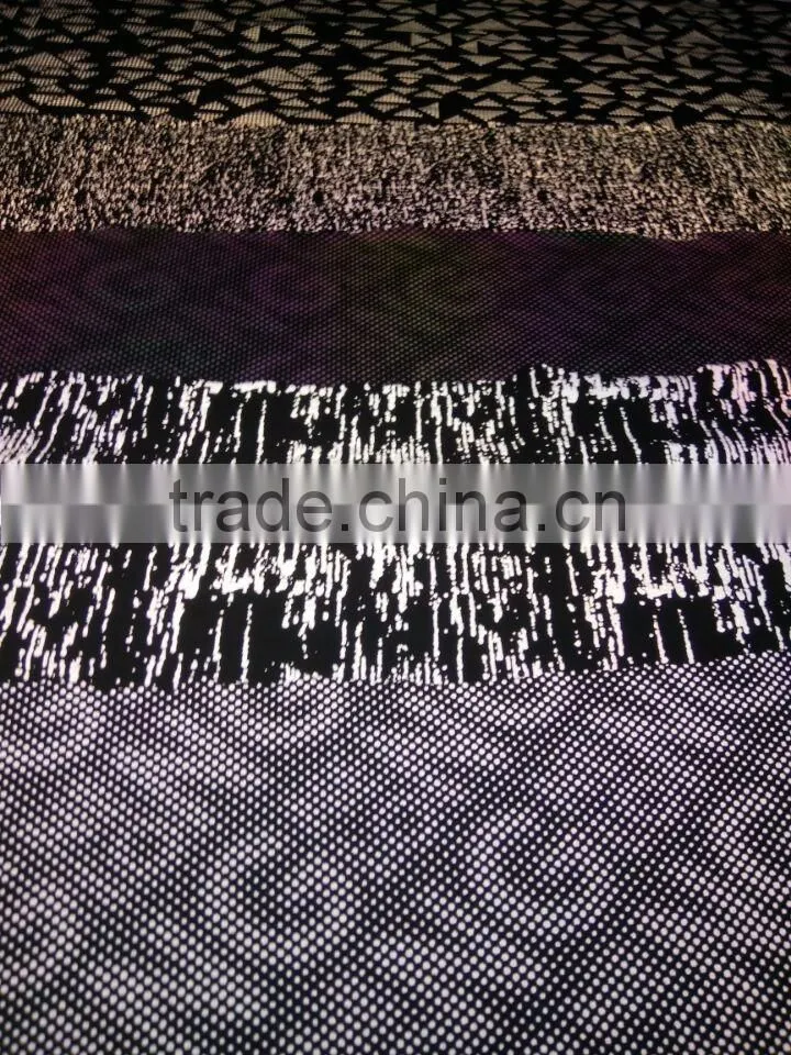 Light Reflective Knit Fabric with Pattern