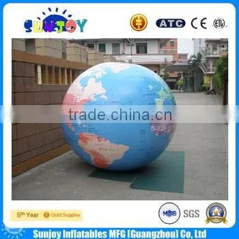 Best selling new design inflatable advertising globe model for sale