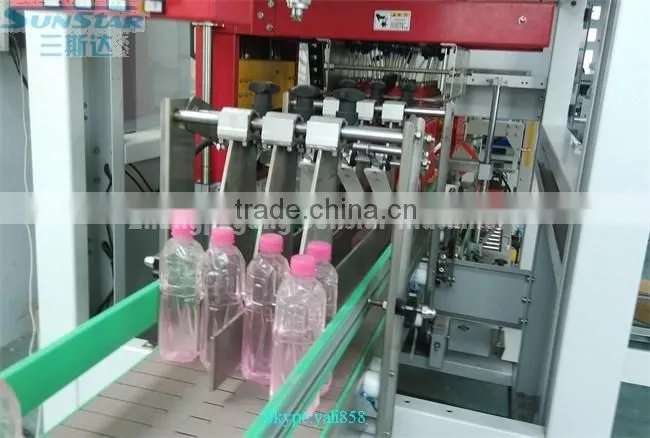2016 New develop automatic cardboard box packaging machine for bottled drink beer or canned beer juice