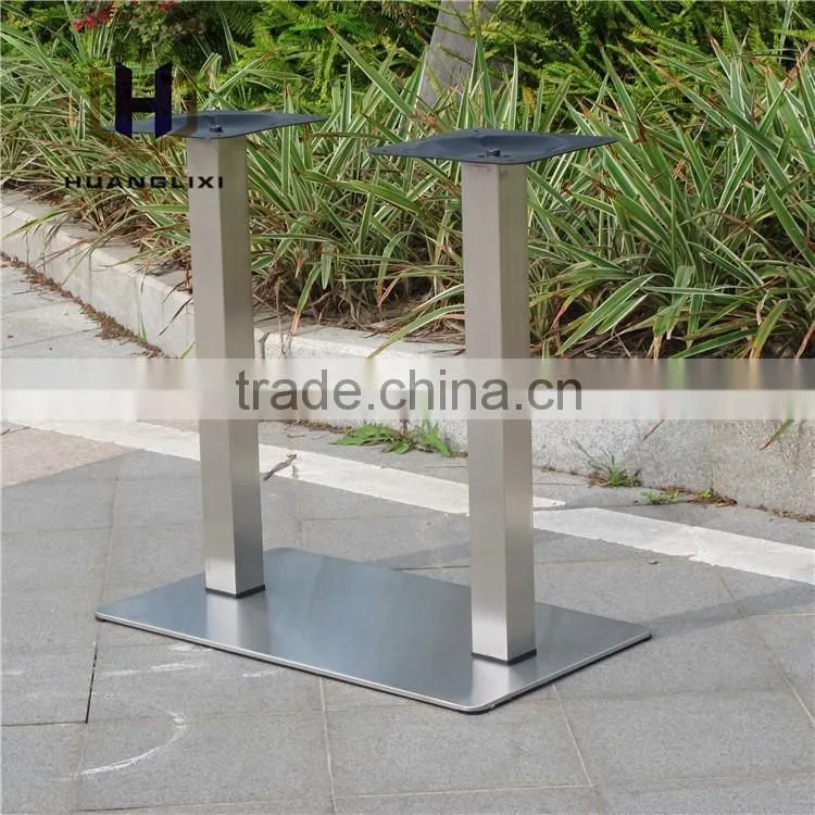 4 people stainless steel table leg stainless steel chassis restaurant table frame Coffee room leisure clubs legs