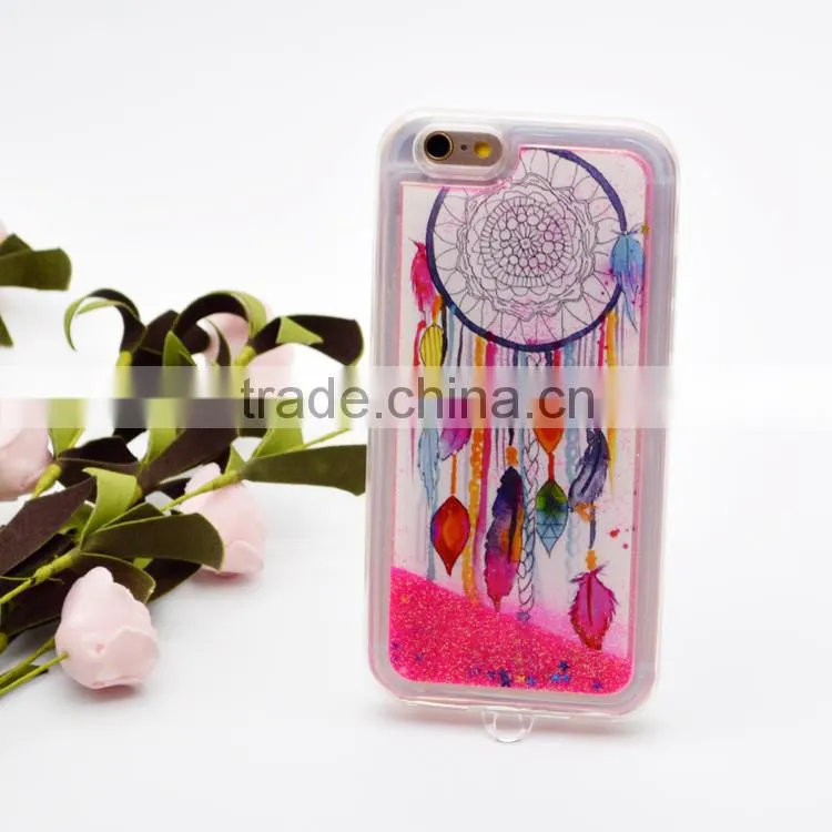2016 fashionable liquid clear tpu case for iPhone6
