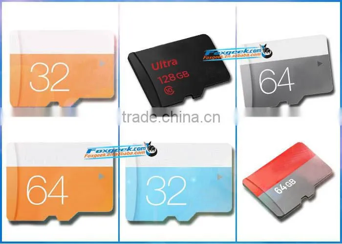 Original 64GB Capacity SD memory Card Class 10,micro capacity 64GB SD card 48mb/s Retail Packing 2 4 8 16 32 64 256 512 G GB Mb