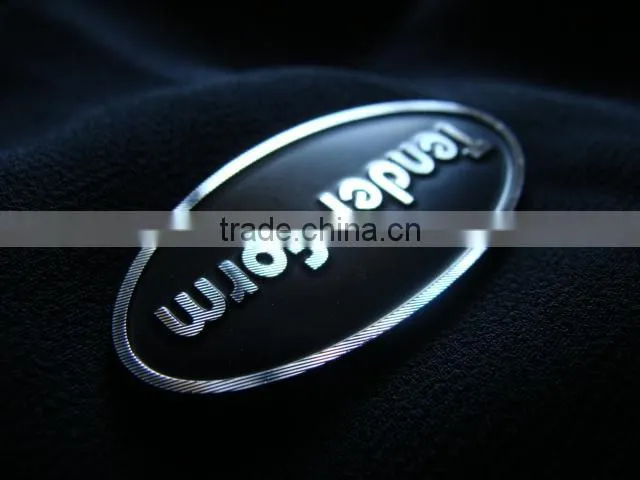 High quality custom metal logo labels