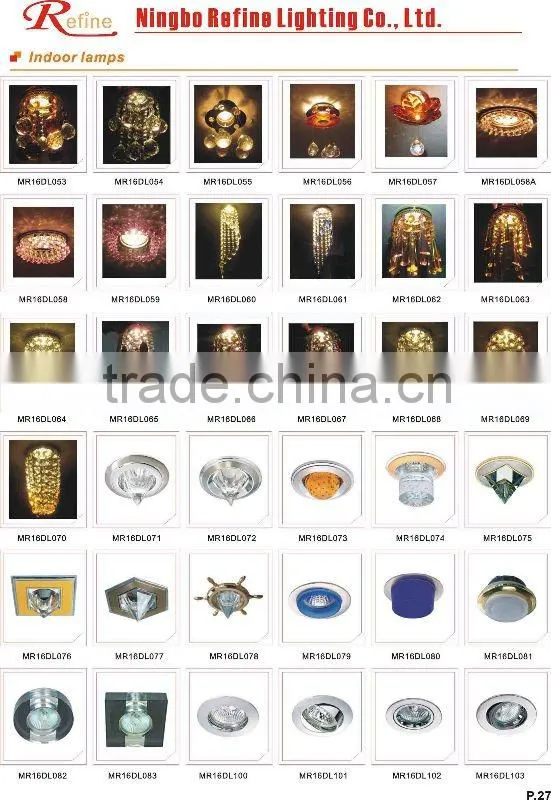 Crystal&Steel body mordern crystal ceiling lamp