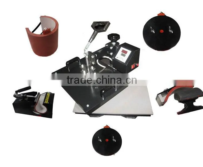 2015 newest high quality Sublimation Heat Transfer machine 6 in 1, Heat Press Machine