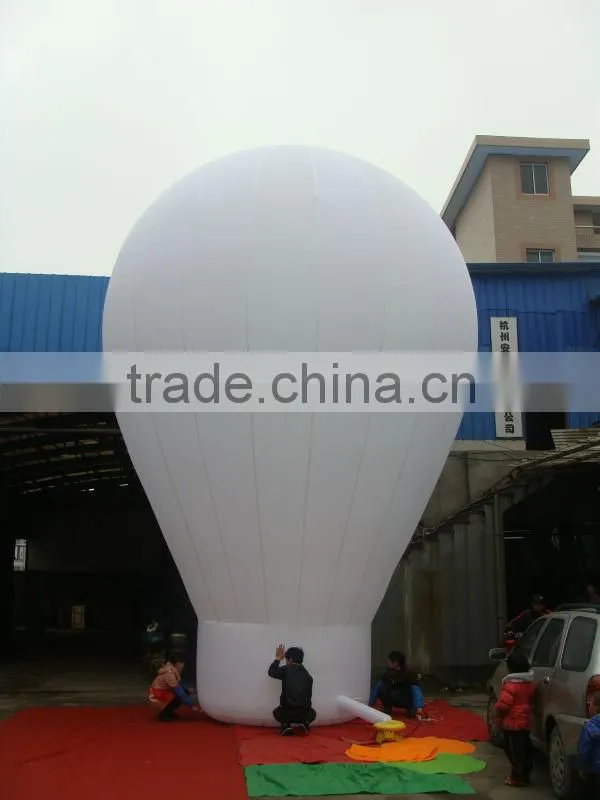 Giant White Inflatable Ground Balloon