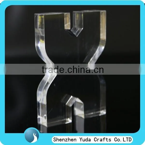 solid plexiglass English letter acrylic crystal letter signs, 3d advertising alphabet letter