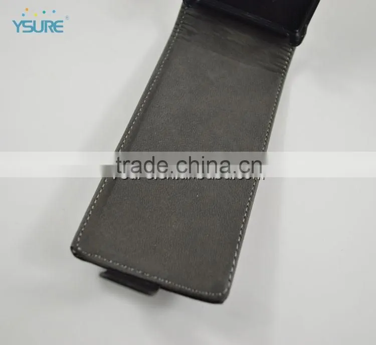 Simple PU leather flip case for Sony xperia l