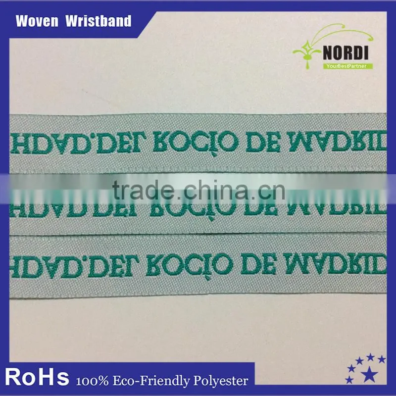 Promotional Eco-friendly Polyester Woven Bracelet&rfid wristband
