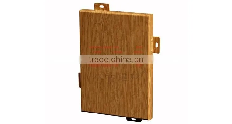 Advantage price wood grain aluminium cladding exterior wall cladding tiles price