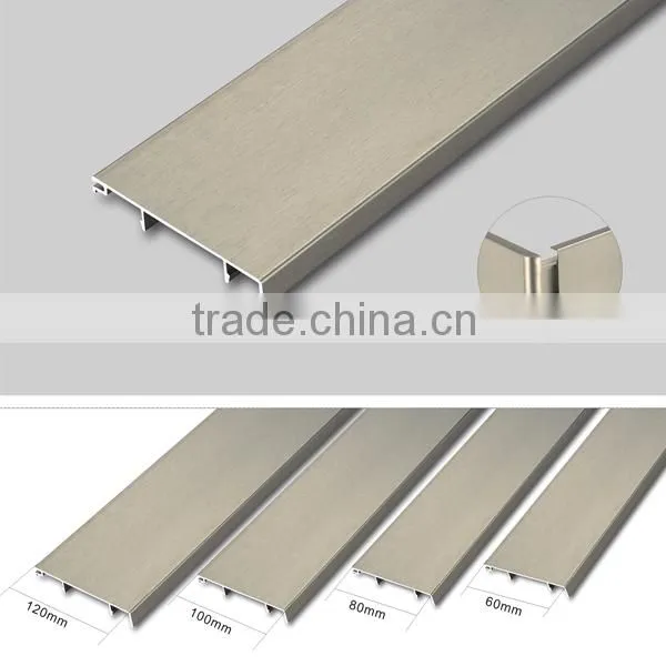 Aluminum Skirting Board for Wall Edge Corners