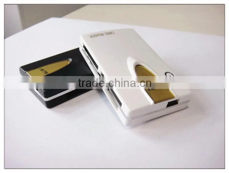 rectangular promotional sim usb card reader wholesale cheap with 6 ports(OS-CR122)