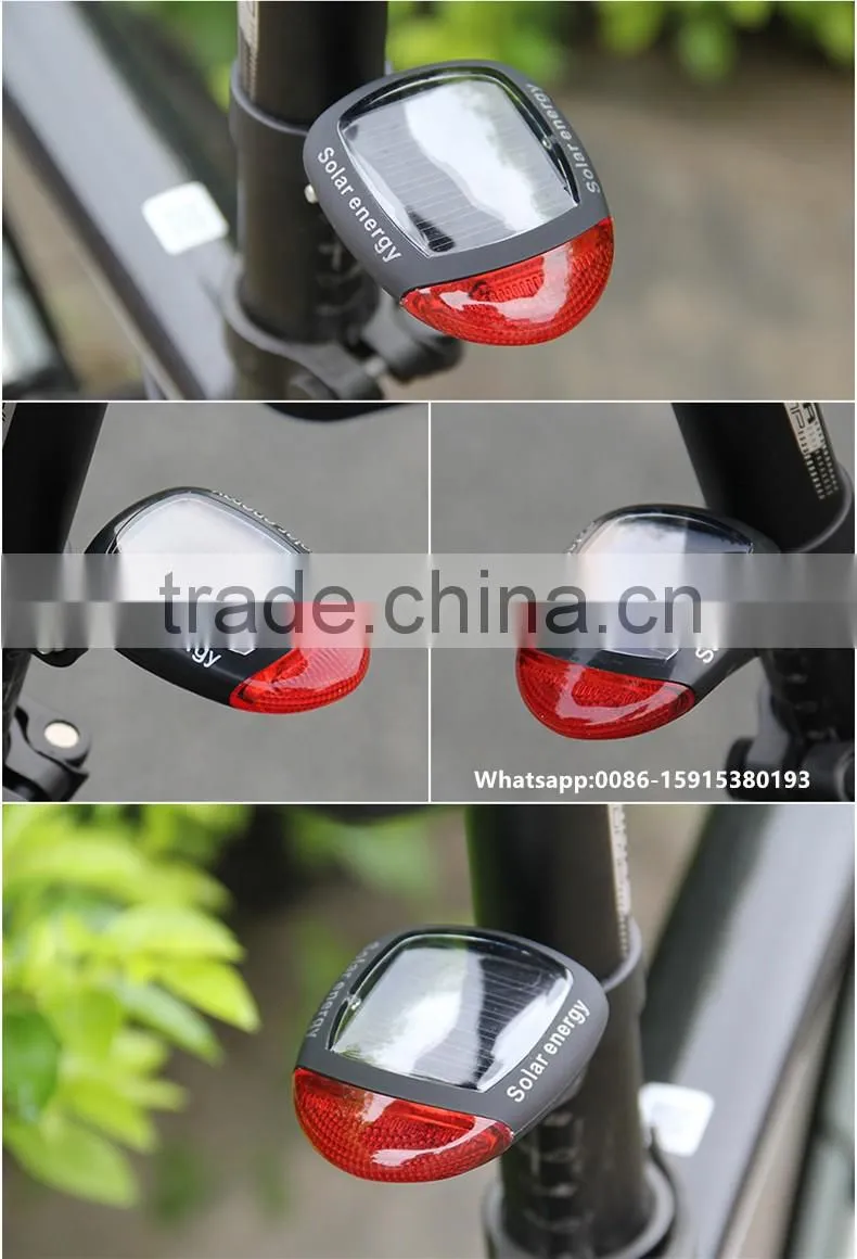 2016 best price solar bike light manufacturer