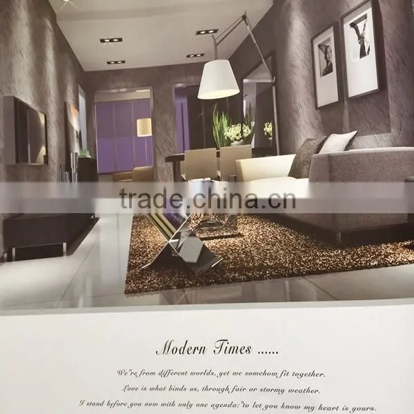 good selling new design fake fur vinyl wallpaper