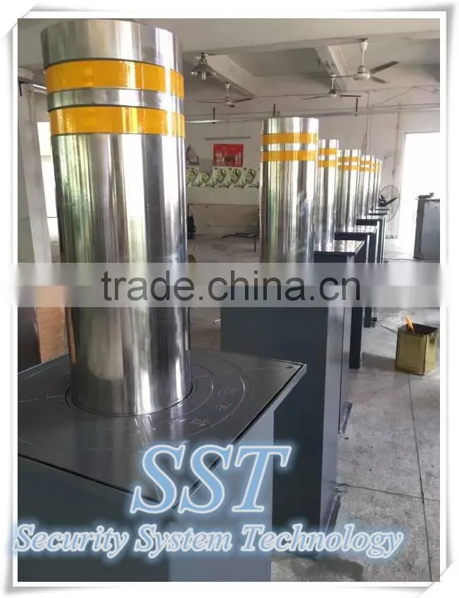 Full automatic school security anti collision bollards, rising kerb