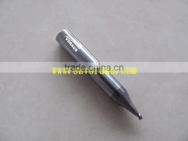 Carbide end milling cutters for vertical machines D-6mm d-1mm L-40mm Teeth-2