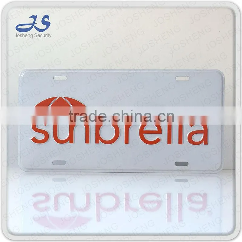 Sunbrella aluminum plate