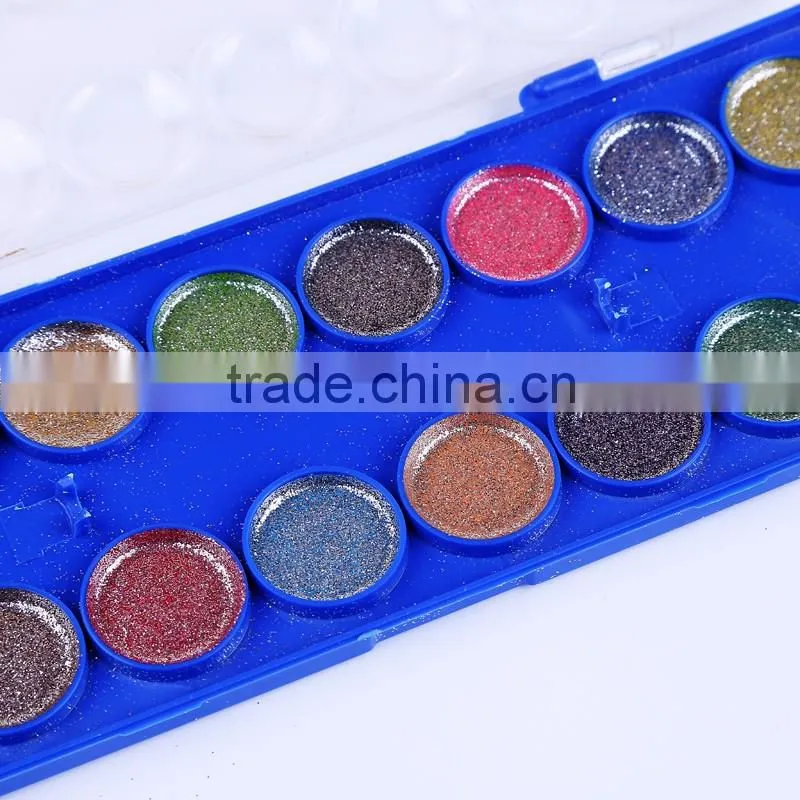 16 Solid Watercolor Paint CAKE Portable Perfect Outdoor Painting Pigment Kids Gift Art Supplies