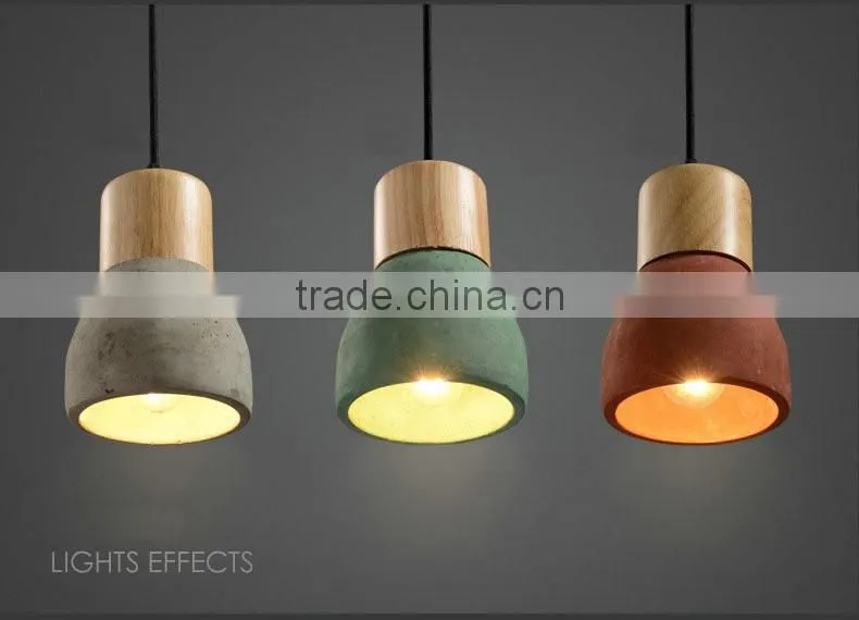 Nice concrete pendant lamp vintage industrial lights manufacturer