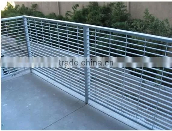 steel bar grating fence wall/ steel grating fence -ISO9001 20YEARS factory