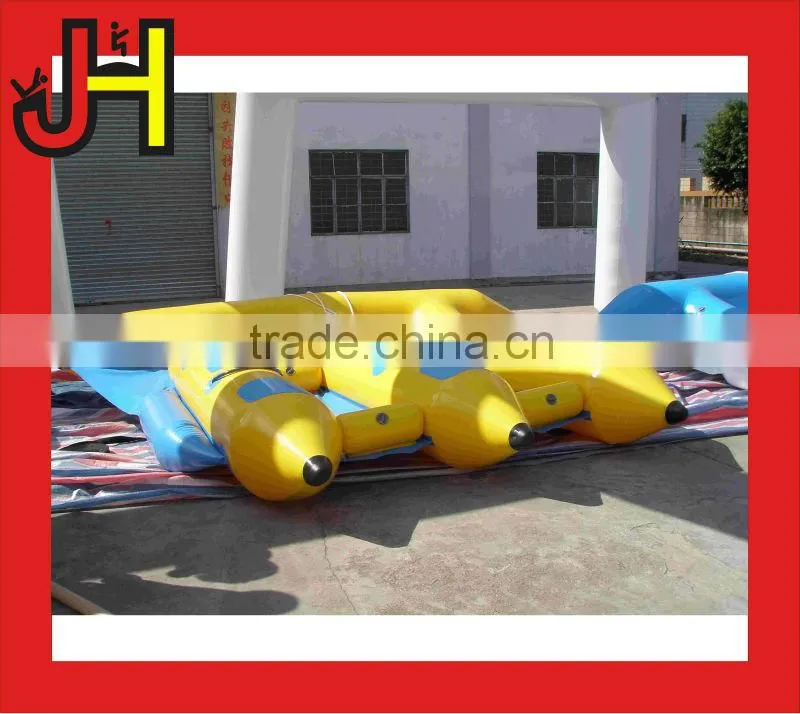 Use Yellow&Blue Inflatable Boat For Sale
