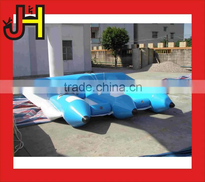 2016 8 Person SingleTube Inflatable Water Games Flyfish Banana Boat For Sale